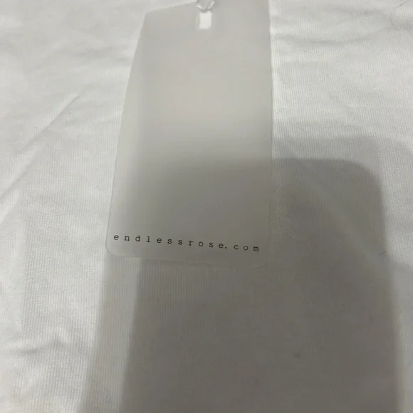 Endless Rose White Ruffle Sleeve Shirt - Picture 4 of 8